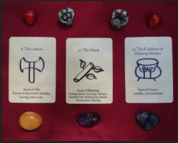 Deep Dive Reading: One Oracle Card or WomanRune