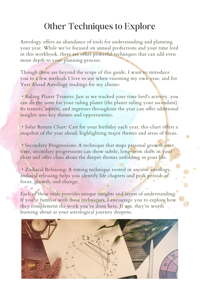 Vision Your Year WITH ASTROLOGY Workbook 2026 DIGITAL