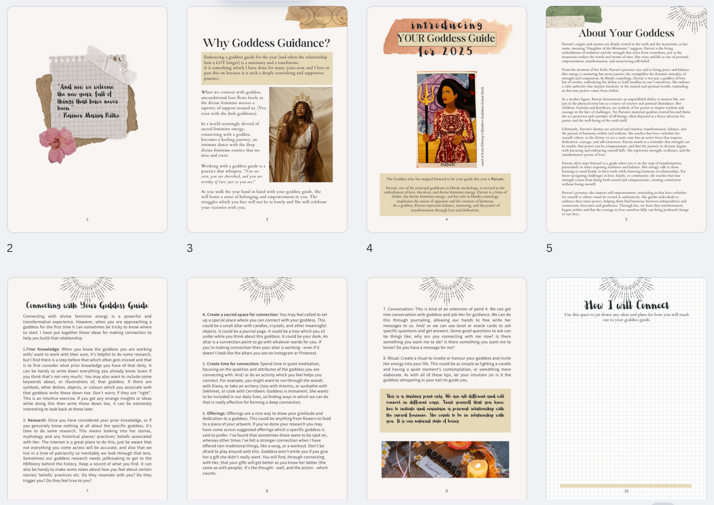 Goddess Guide & Word of the Year Reading
