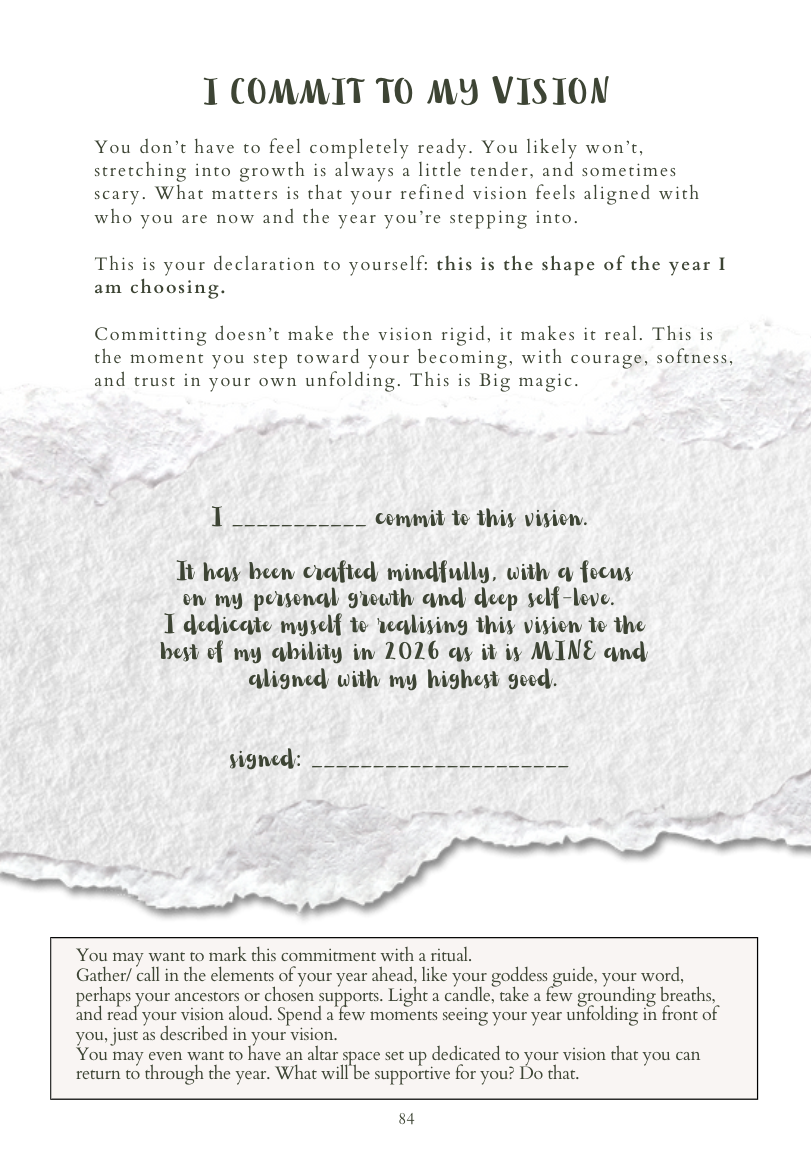 Vision Your Year Workbook 2026 DIGITAL