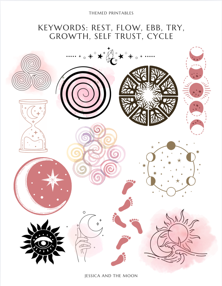 Monthly Journal Toolkit and Themed Printables