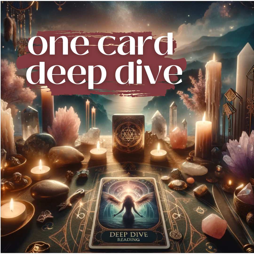 Deep Dive Reading: One Oracle Card or WomanRune - Jessica and the Moon