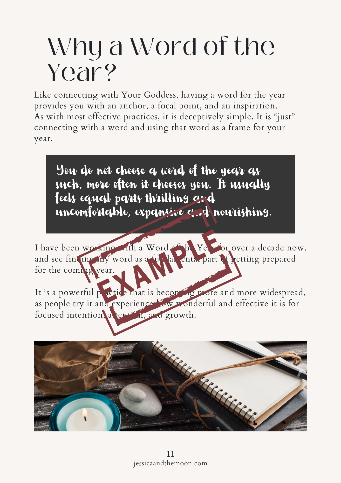 Goddess Guide & Word of the Year Reading