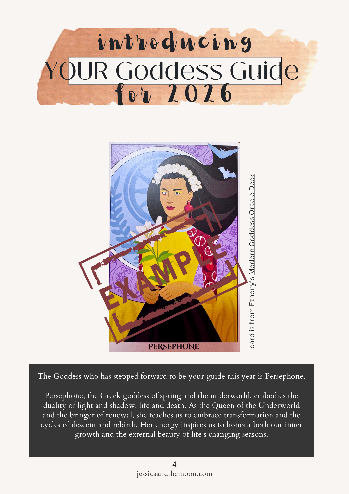 Goddess Guide & Word of the Year Reading