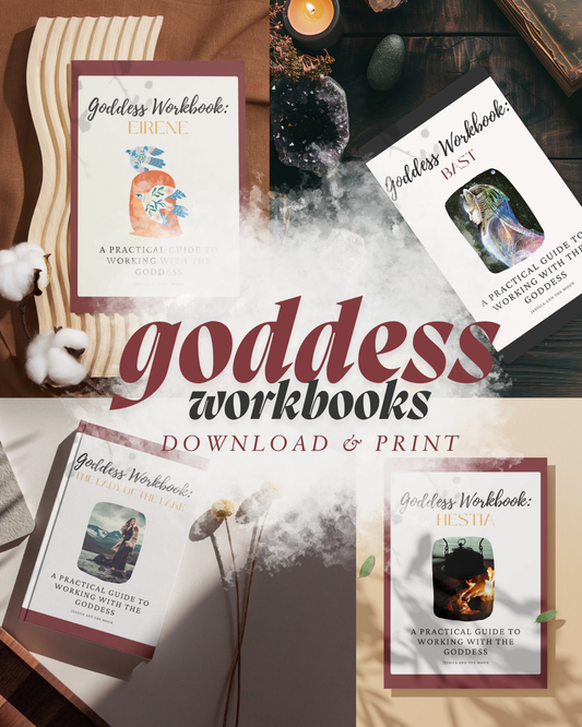 Goddess Workbooks — Free PDF Downloads to Support You in Working with a Goddess Through the Moon Cycle