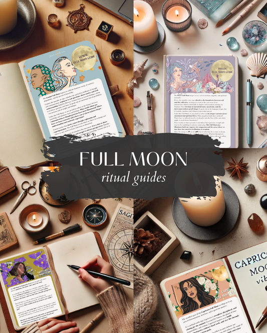 Full Moon Ritual Guides — Personalised PDF Downloads for Your Lunar Journey