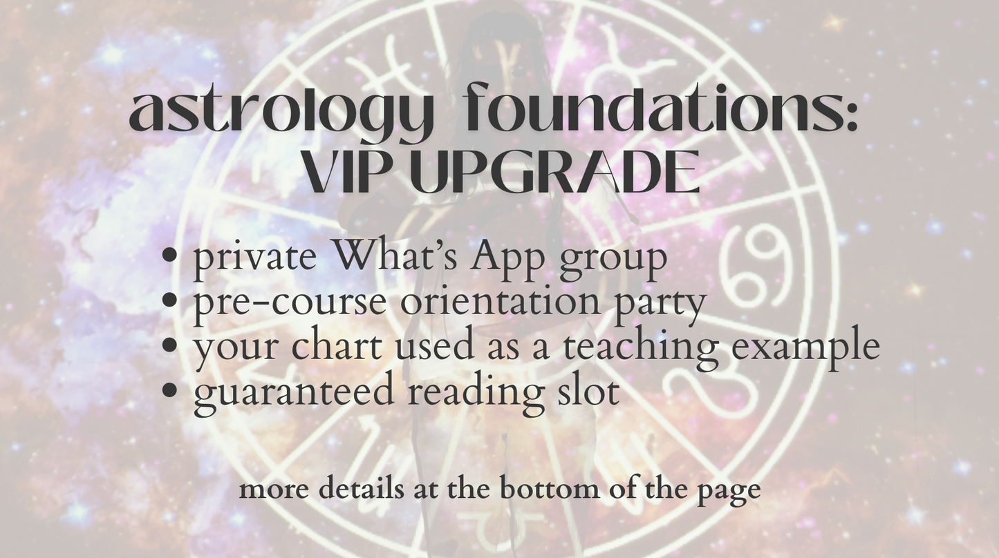 Astrology Foundations Course - Unlock Your Potential Using Your Natal Chart