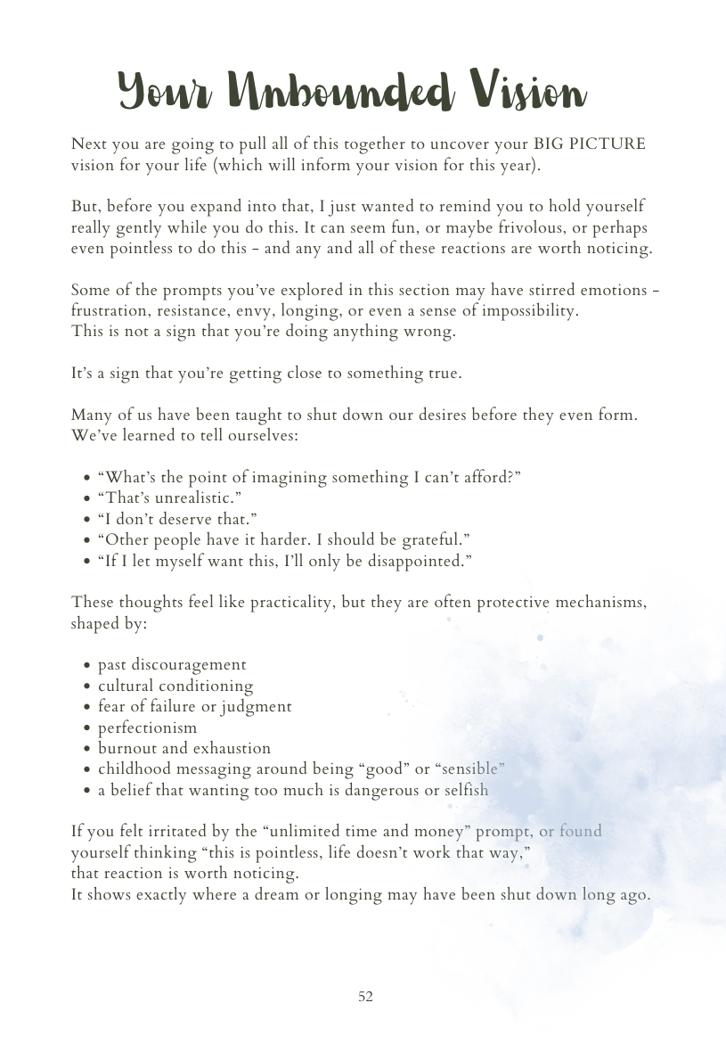 Vision Your Year Workbook 2026 DIGITAL