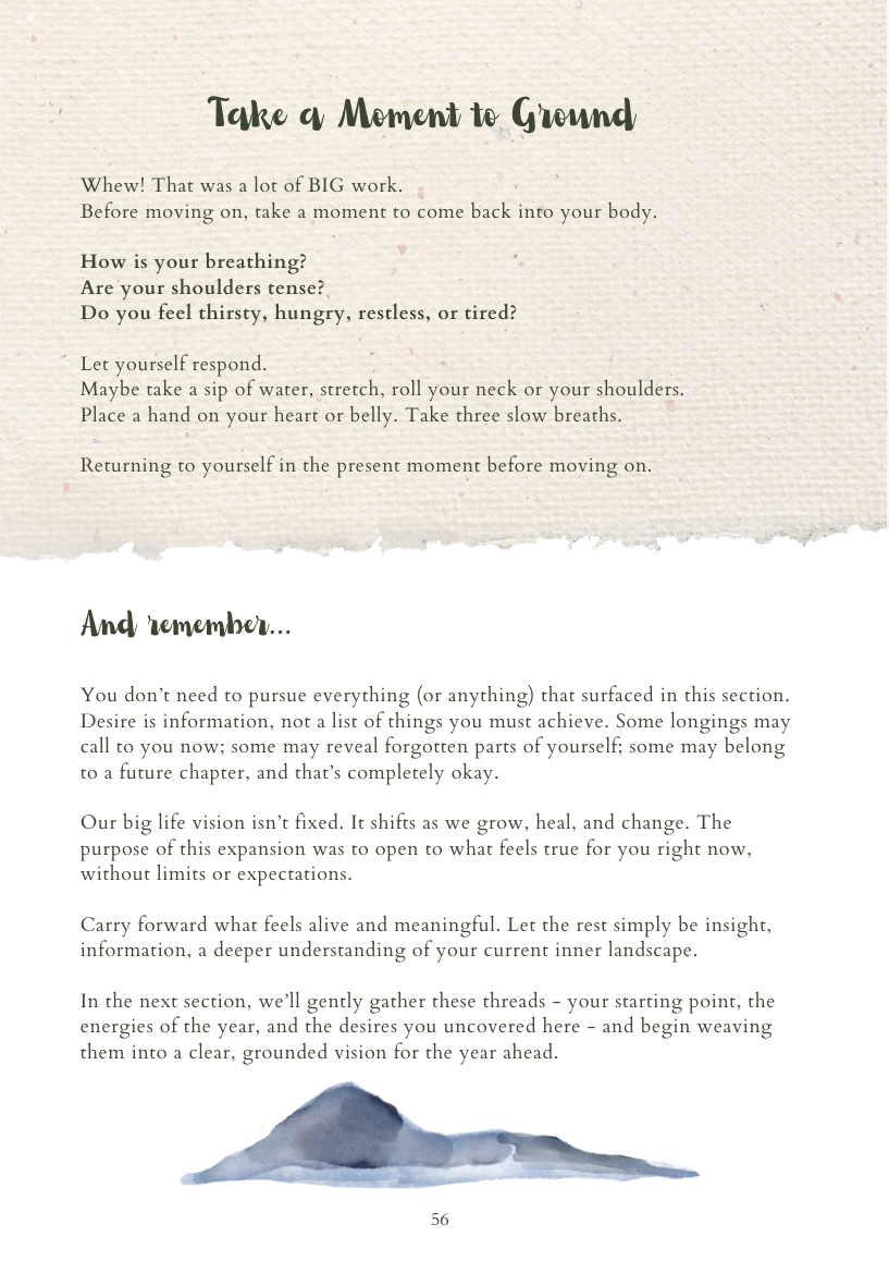 Vision Your Year Workbook 2026 DIGITAL